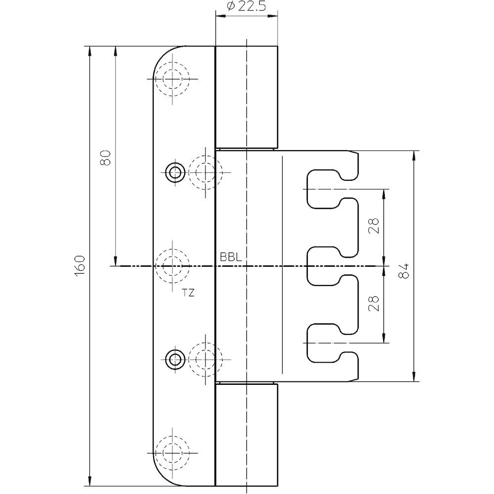 SIMONSWERK Objektband VARIANT® VX 7939/160-4 FD,