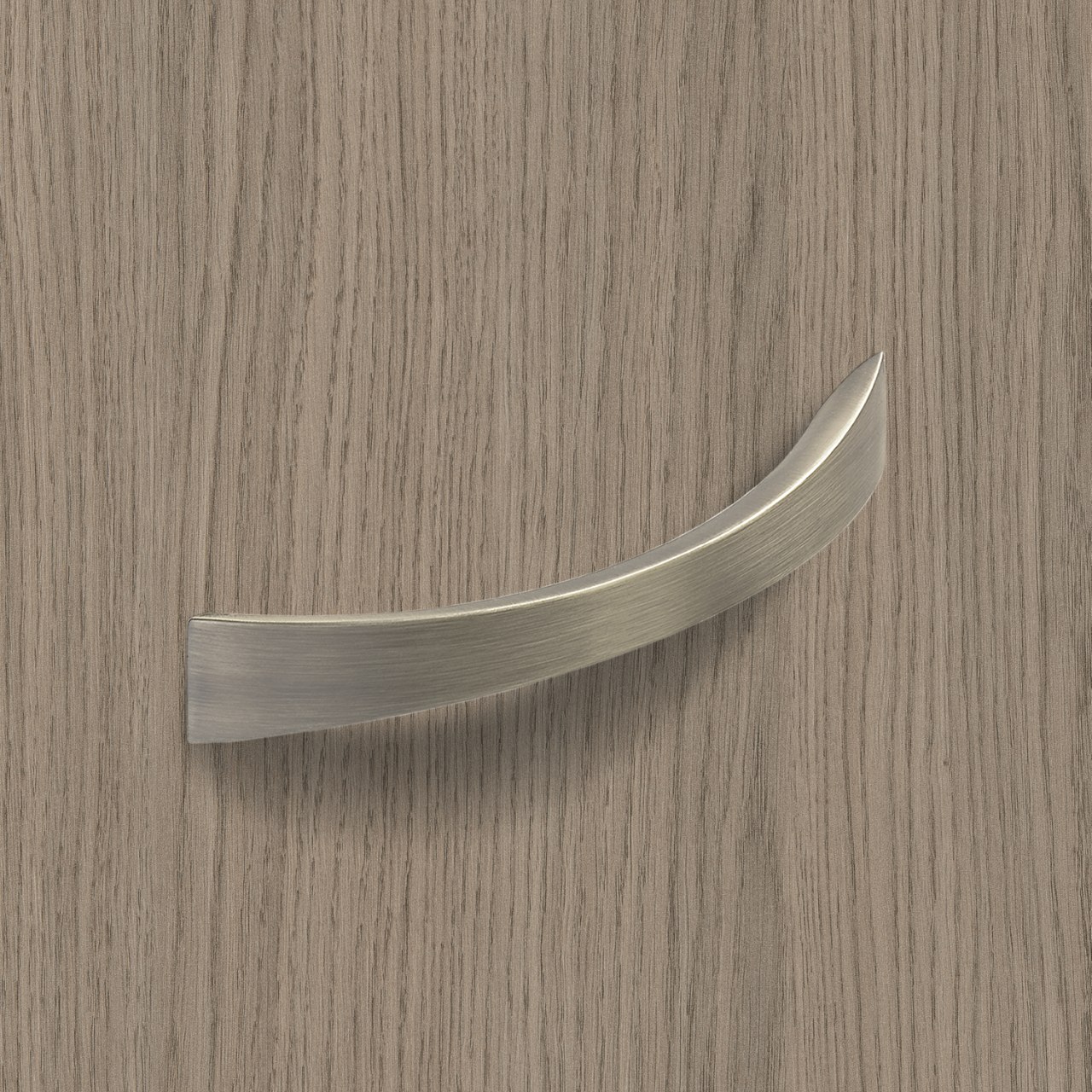 HETTICH Griff Egara, •–• 128, L 155 mm, B 20 mm, H 30 mm, Zinn Optik gebürstet, 9071720 HETTICH Griff Egara, •–• 128, L 155 mm, B 20 mm, H 30 mm, Zinn Optik gebürstet, 9071720
