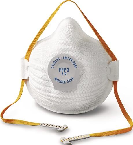 MOLDEX Atemschutzmaske AIR 320501 FFP3 R D m.Ausatemventil faltbar M/L MOLDEX