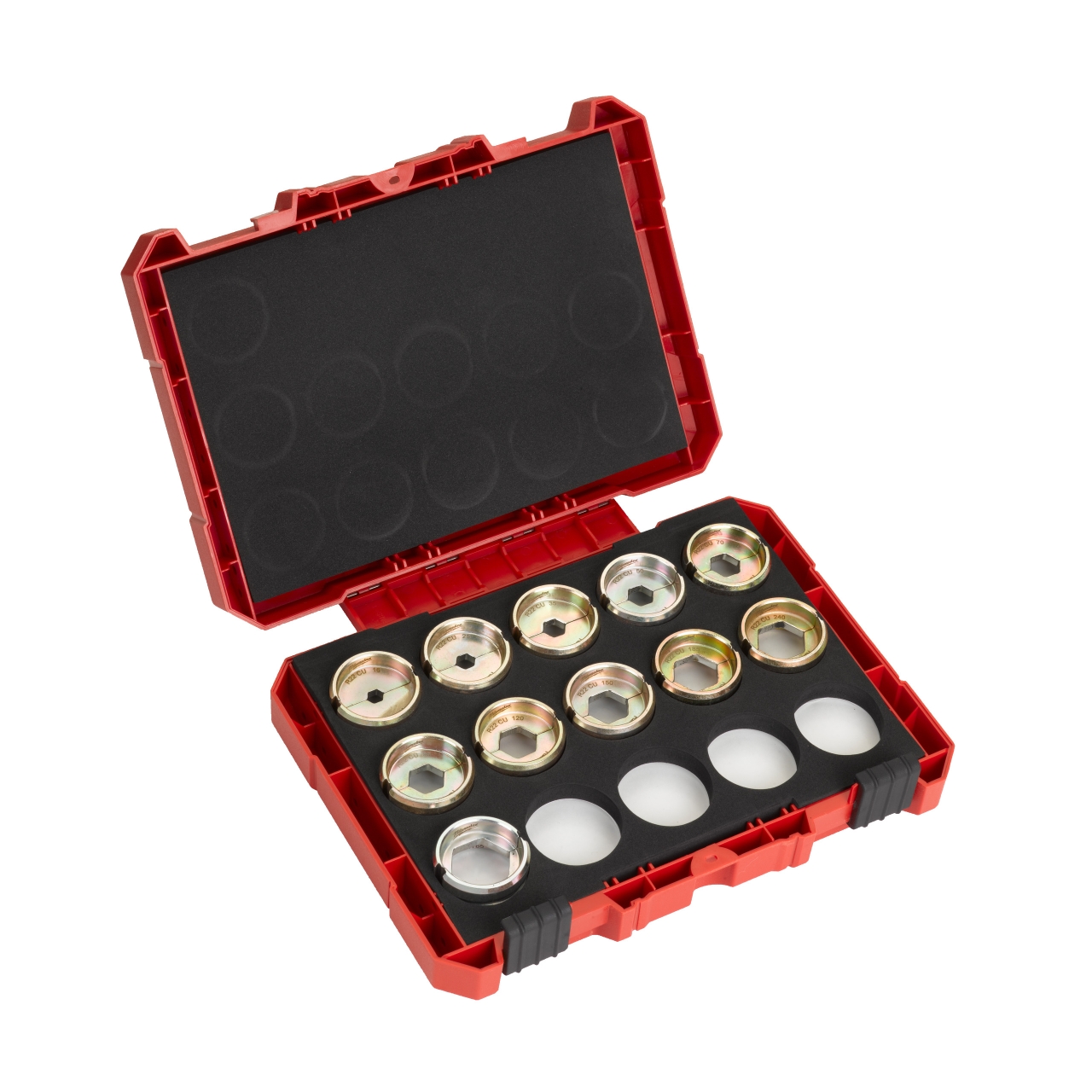 MILWAUKEE R 22 11-teiliges Set 16-300 mm Presseinsatz für hydraulisches Akku-Presswerkzeug