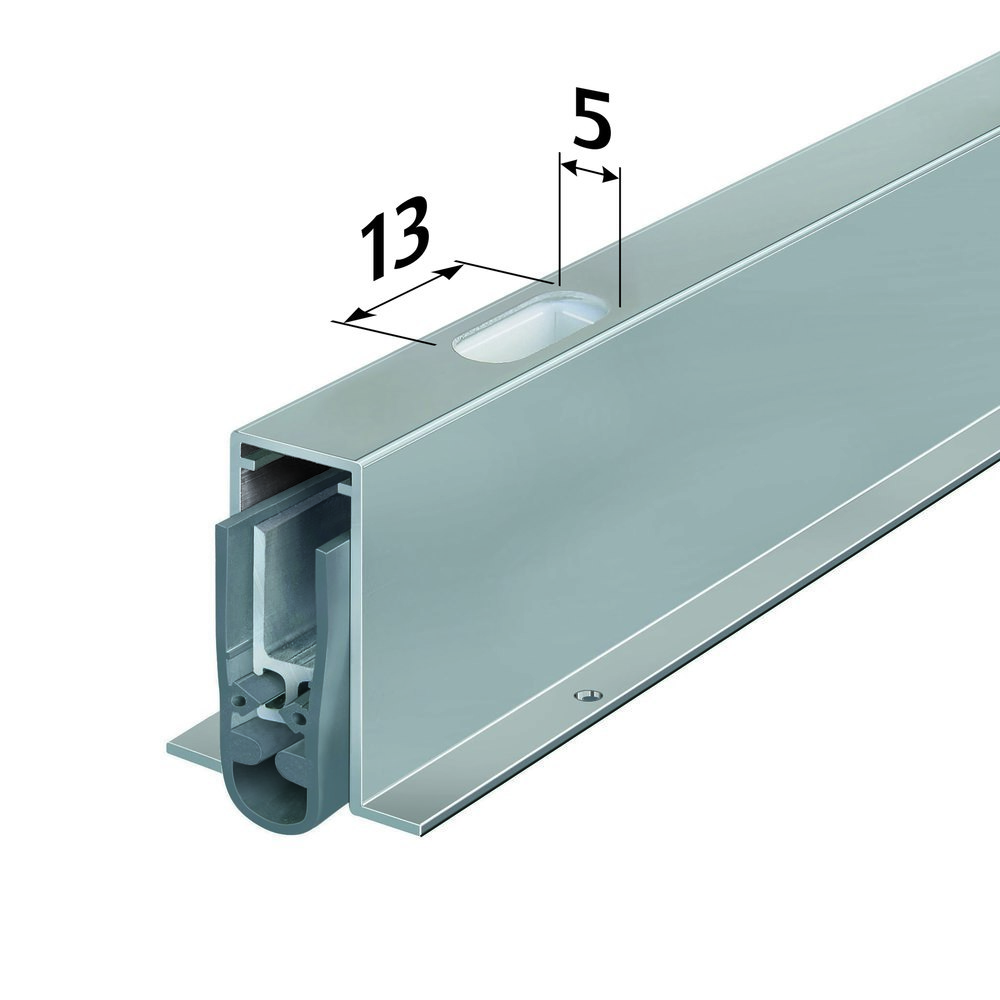 PLANET Türabsenkdichtung FT-plus FH, Silikon 750 mm grau