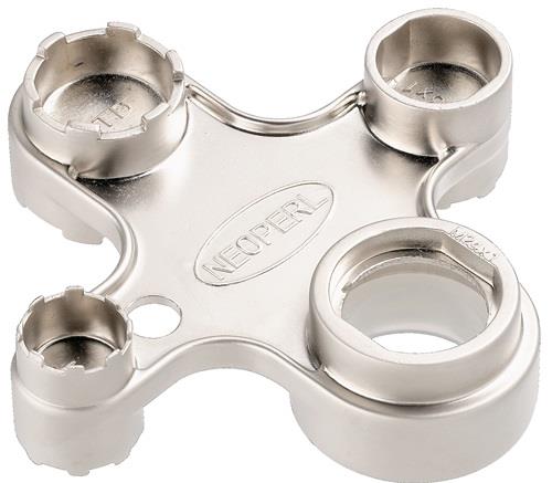 NEOPERL Universalschlüssel 82x82mm 4-Fach-Funktion NEOPERL