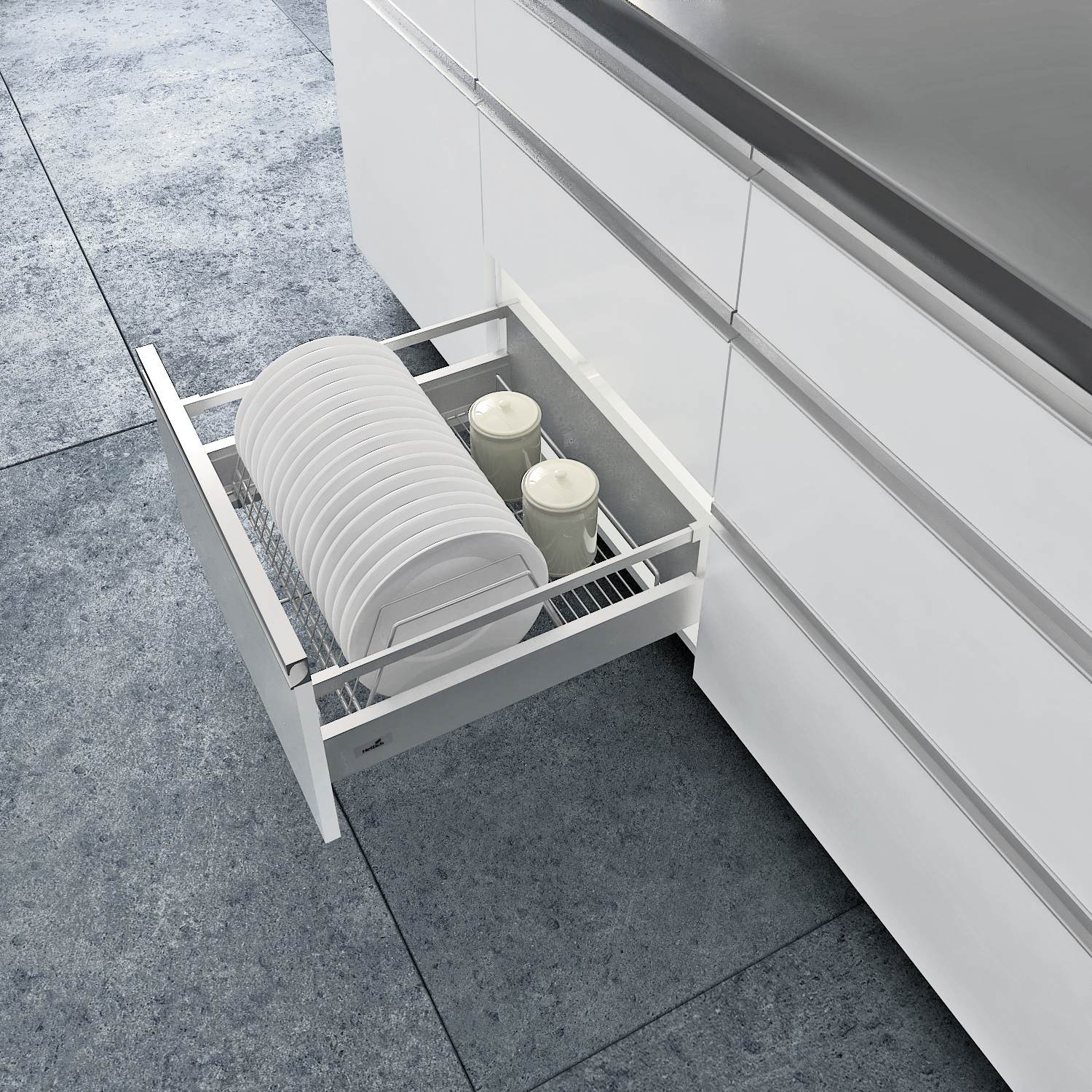 HETTICH CargoPlus Tellerhalter NL 520 mm x KB 450 mm, 9216612