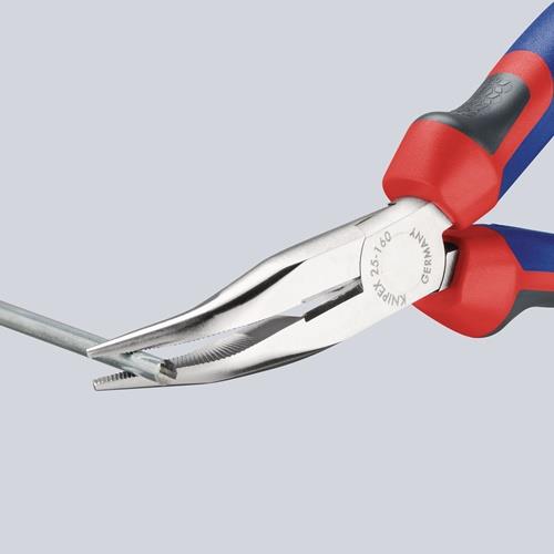 KNIPEX Flachrundzange L.160mm flachrund 40Grad gew.Comfort-Griff KNIPEX KNIPEX Flachrundzange L.160mm flachrund 40Grad gew.Comfort-Griff KNIPEX