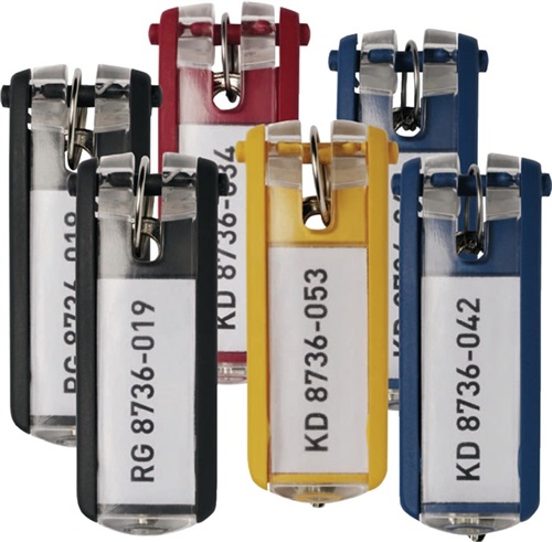 DURABLE Schlüsselanhänger Key Clip farbig sortiert Ku. DURABLE Schlüsselanhänger Key Clip farbig sortiert Ku.