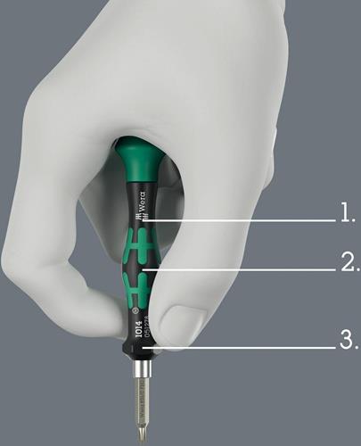 WERA Bitsortiment Tool-Check Modular Micro 1 22-tlg.WERA