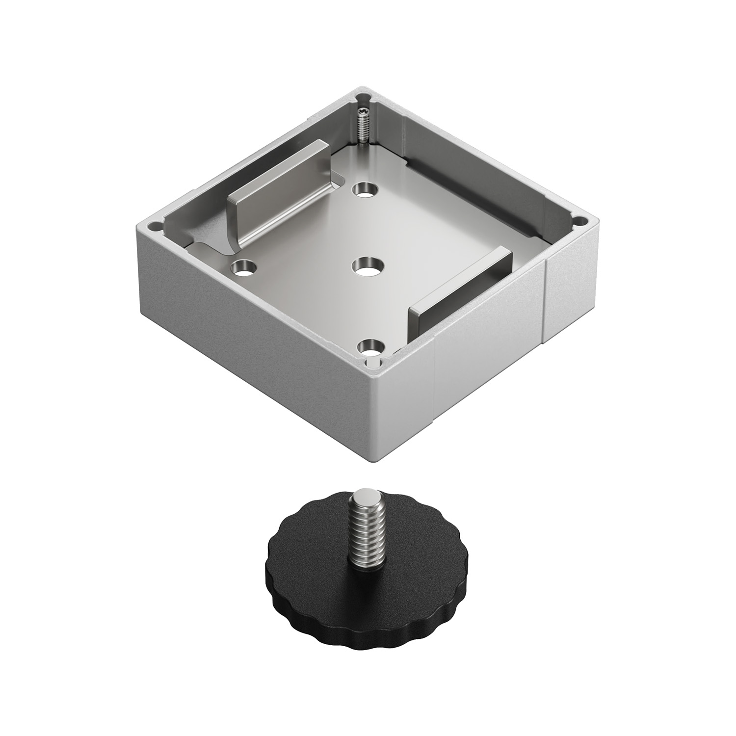 HETTICH LegaDrive Systems Tischfuß, graphitgrau, 9243047