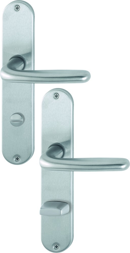 HOPPE® Drückergarnitur mit Langschild Cardiff E1850Z/302, Edelstahl, 11539239