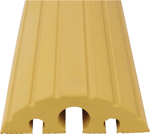 Nordwest Schlauch- u.Kabelbrücke L1200xB210xH65mm Vollgummi gelb