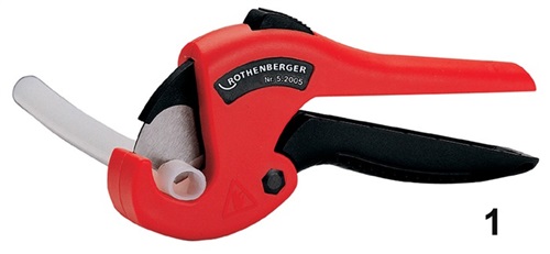 ROTHENBERGER Kunststoffschere ROCUT® TC 42 Prof.0-42mm PP/PE/PB/PEX/PVDF ROTHENBERGER