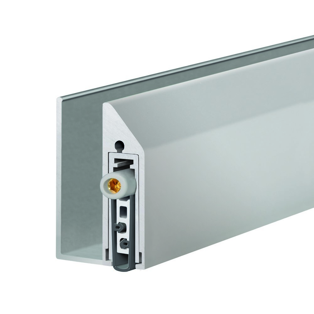 PLANET Glastürdichtung KG-A10 schmal FH, Silikon, mit Fixierschrauben 1209 mm grau