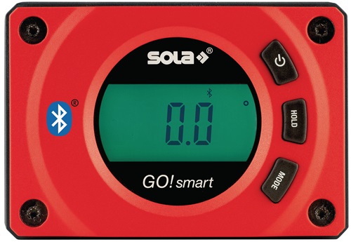 SOLA Digitaler Neigungsmesser GO! smart L.8cm PA,glasfaserverstärkt rot SOLA