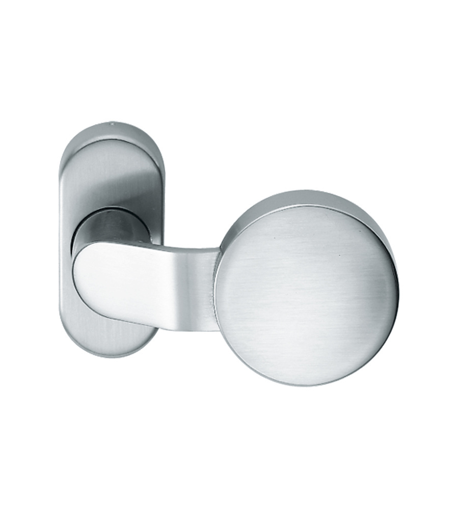 FSB Knopf 07 0854, Rosette oval, o.Nocken, fest, Edelstahl