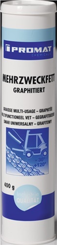 PROMAT Mehrzweckfett graphitiert 400g schwarz Kartusche PROMAT CHEMICALS