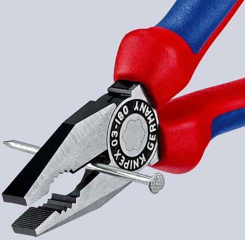 KNIPEX Kombizange L.180mm pol.Mehrkomp.-Hülle KNIPEX KNIPEX Kombizange L.180mm pol.Mehrkomp.-Hülle KNIPEX