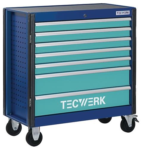 TECWERK Wkz.wagen PLUS XL 2.0 B960xT465xH1020mm 500kg 7 Schubl.Stahlbl.TECWERK