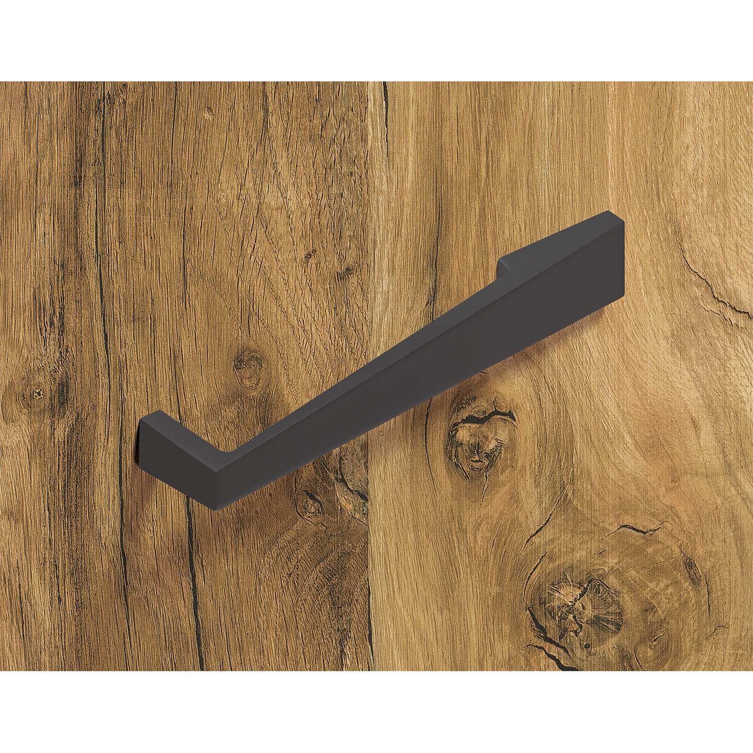 HETTICH Griff Rialto, •–• 160, L 189 mm, B 25 mm, H 35 mm, Schwarz matt, 9264086 HETTICH Griff Rialto, •–• 160, L 189 mm, B 25 mm, H 35 mm, Schwarz matt, 9264086