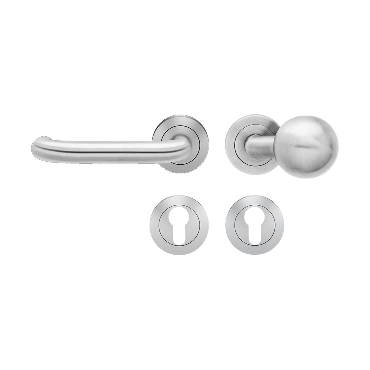 KARCHER DESIGN ER/FS 27V WGL 71 - Kreta, Wechselgarnitur links, FS, Edelstahl