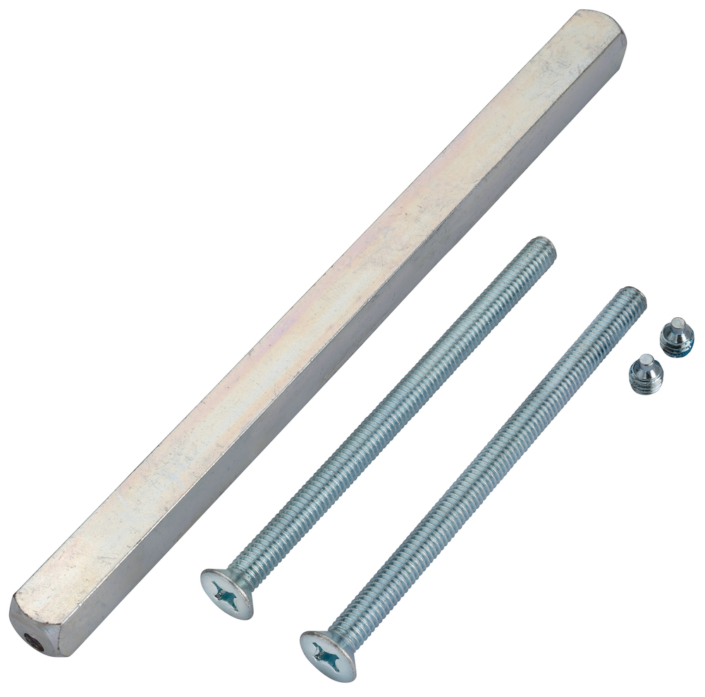 HERMAT Befestigungsset Hebeschiebe Handhebel HSG/Außen, 90 mm