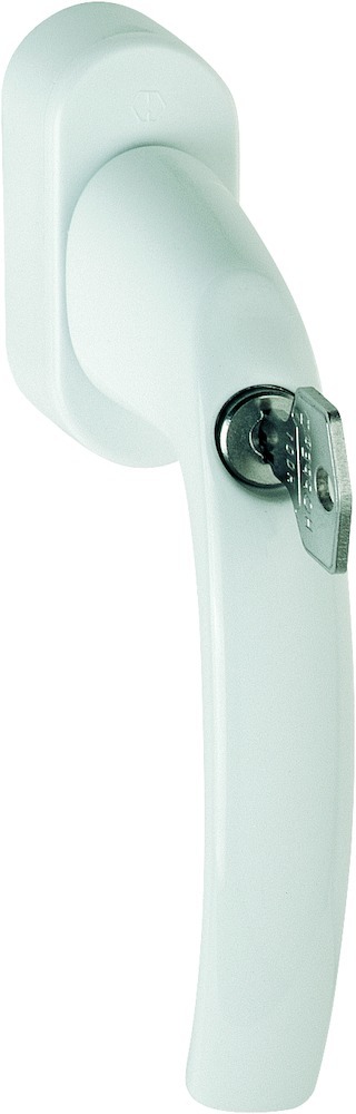 HOPPE® Fenstergriff absperrbar Atlanta 0530S/US952 100NM, N10, mit Schrauben, Aluminium, 11564027
