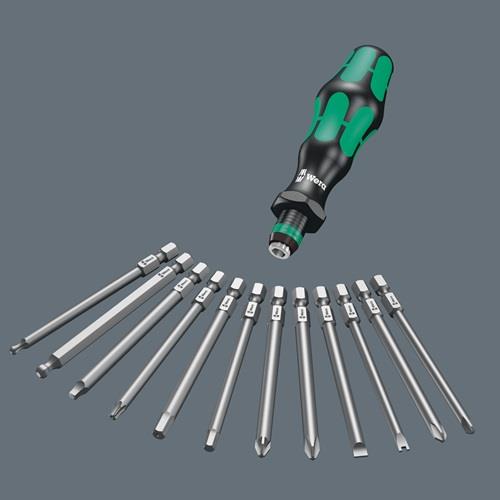 WERA Bitsatz Kraftform Kompakt 41 11teilig Handhalter/10Bits L.89mm Wera WERA Bitsatz Kraftform Kompakt 41 11teilig Handhalter/10Bits L.89mm Wera