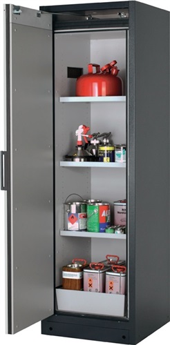 ASECOS Sicherh.-Schrank Typ 90 H1953xB599xT615mm anthrazit/lichtgrau Vollblechtüren TSA