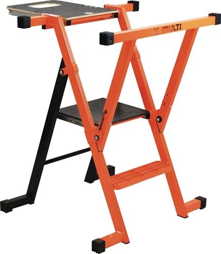 MONDELIN Trittleiter MULTI-X Stufen 2 Plattform-H.470mm MONDELIN