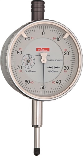 KÄFER Messuhr FM1101 1mm Abl.0,001mm m.Stoßschutz KÄFER