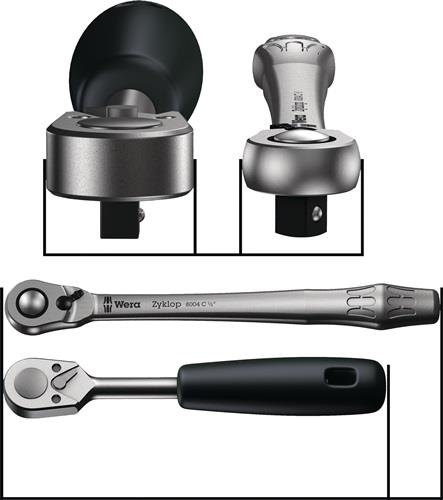 WERA Steckschlüsselsatz Zyklop Metal 29-tlg.3/8 Zoll SW 8-19mm Z.76 6KT WERA