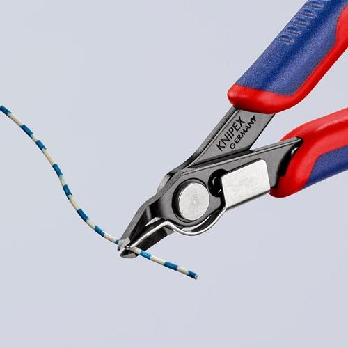 KNIPEX Elektronik-Seitenschneider Super-Knips® L.125mm Form 4 Facette nein brün.KNIPEX