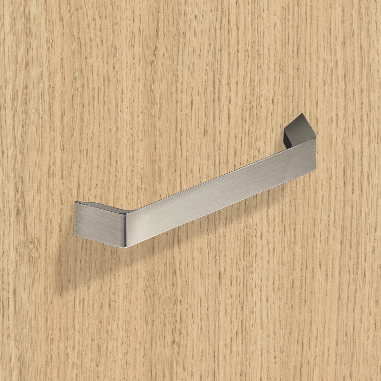 HETTICH Griff Veronia, •–• 128, L 144 mm, B 14 mm, H 30 mm, Edelstahl Optik gebürstet, 9065635 HETTICH Griff Veronia, •–• 128, L 144 mm, B 14 mm, H 30 mm, Edelstahl Optik gebürstet, 9065635