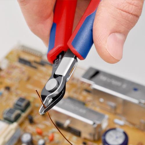 KNIPEX Elektronik-Seitenschneider Super-Knips® L.125mm Form7 Spezialwerkzeugstahl brün. KNIPEX Elektronik-Seitenschneider Super-Knips® L.125mm Form7 Spezialwerkzeugstahl brün.