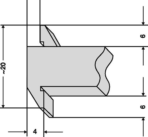 PREISSER Tiefenmessschieber 200mm abg.Schiene 8x3mm H.PREISSER