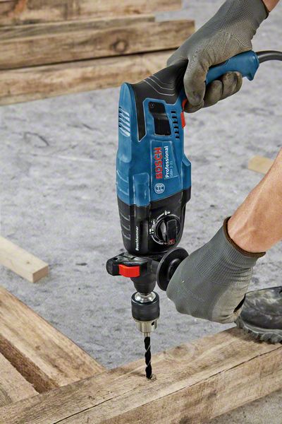 BOSCH Bohrhammer mit SDS plus GBH 2-21 mit 1x Bohrer SDS plus 6/8/10 mm