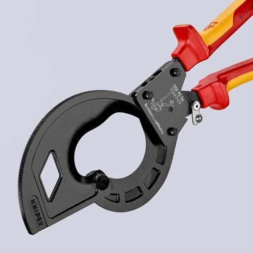 KNIPEX Kabelschneider Gesamt-L.320mm max.60 (600 mm²)mm pol.Mehrkomp.-Hüllen VDE KNIPEX Kabelschneider Gesamt-L.320mm max.60 (600 mm²)mm pol.Mehrkomp.-Hüllen VDE