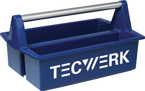 TECWERK Werkzeugtragekasten LxB420xH120mm 2 Fächer Ku.TECWERK