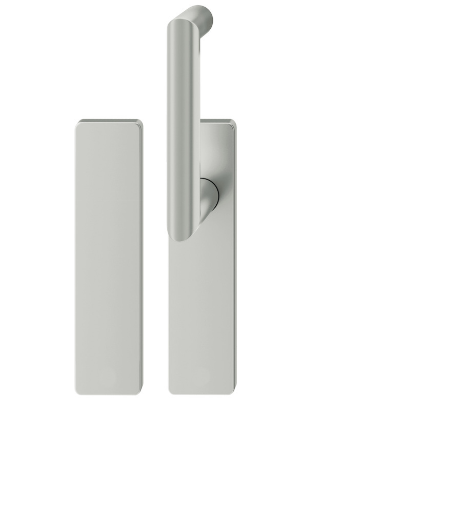 FSB FH Standflügelgarnitur mit Kurzschild 79 1016, AGL3, Aluminium