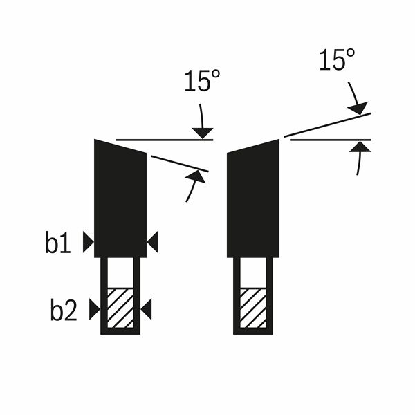 BOSCH Kreissägeblatt für Akkusägen Expert for Wood, 254 x 2,1/1,6 x 30, 48 Zähne