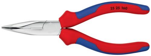 KNIPEX Flachrundzange L.160mm flachrund 40Grad gew.Mehrkomp.-Hülle KNIPEX