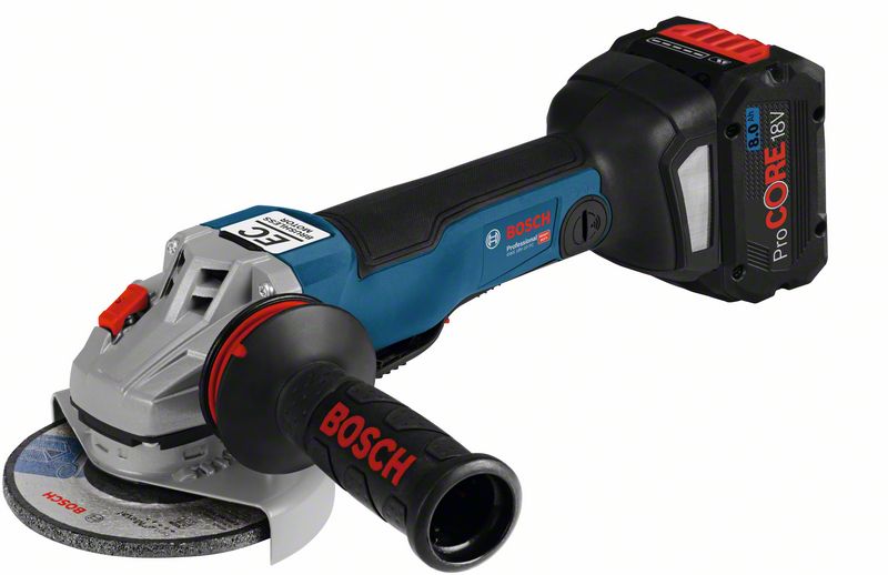 BOSCH Akku-Winkelschleifer GWS 18V-10 PC, Solo Version, L-BOXX