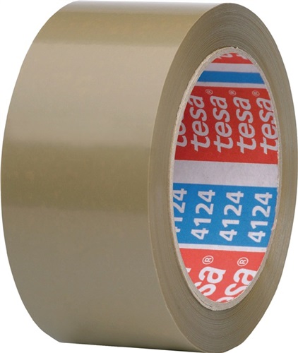 TESA Verpackungsklebeband PVC tesapack® 4124 chamois L.66m B.50mm Rl.TESA