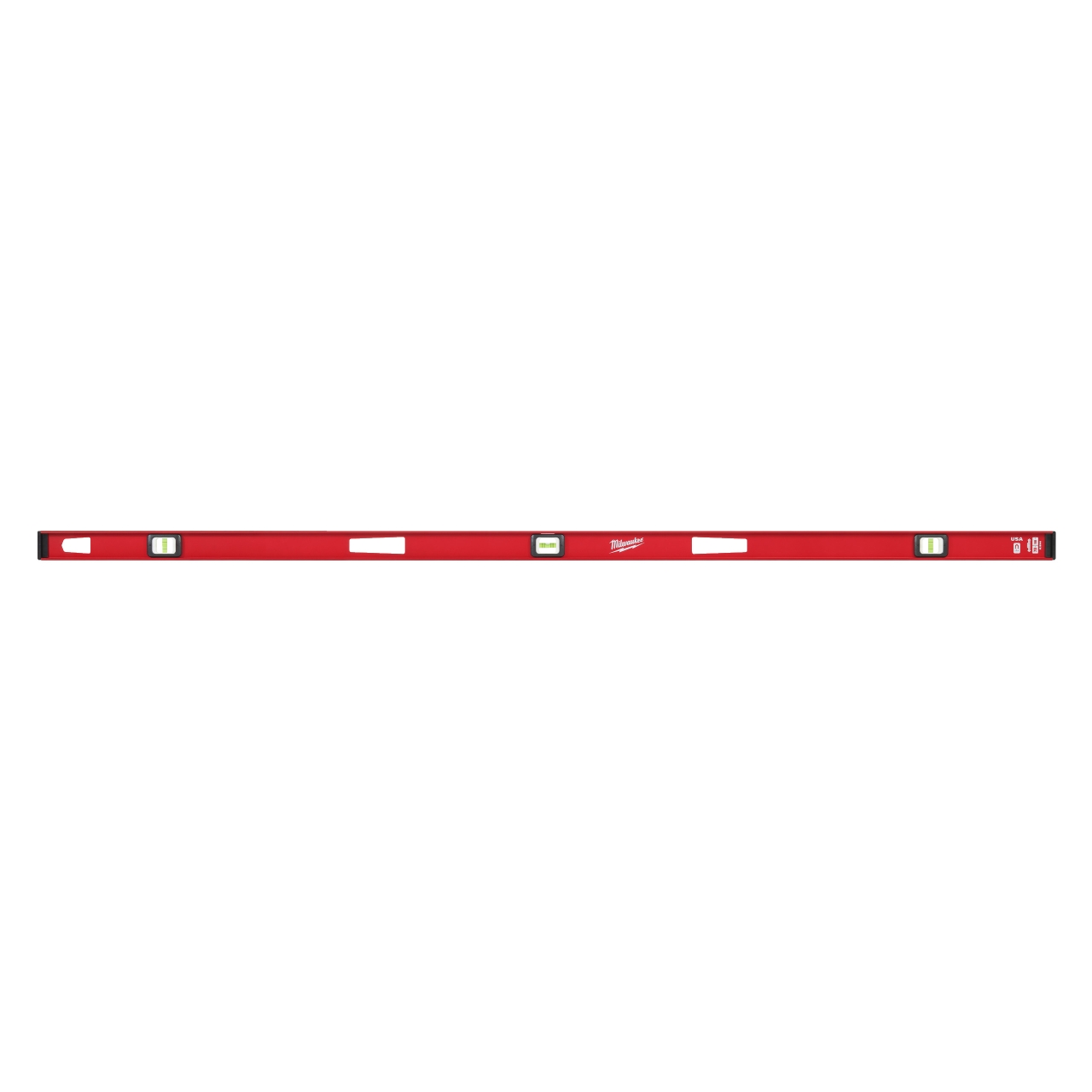 MILWAUKEE 200 cm magnetisch Wasserwaage Doppel-T-Profil