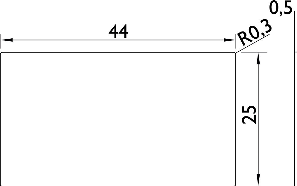 HERMAT Endkappe 6953, Edelstahl