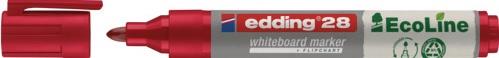 EDDING Whiteboardmarker 28 EcoLine rot Strich-B.1,5-3mm Rundspitze EDDING