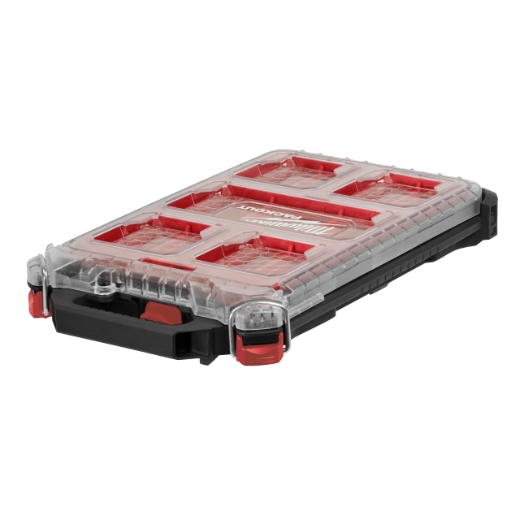 MILWAUKEE 250 x 380 x 65 mm PACKOUT Organiser Slim Compact, inkl. Sortierboxen