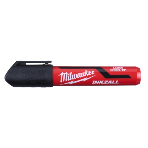 MILWAUKEE schwarz INKZALL Permanentmarker Keilspitze L
