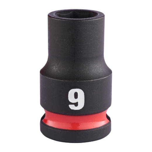 MILWAUKEE 9 x 32 mm SHOCKWAVE Schlagnuss 3/8" kurz