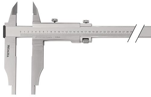 TECWERK Werkstattmessschieber DIN 862 800mm m.Spitzen Schnabel-L.150mm TECWERK
