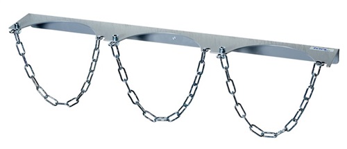 FETRA Stahlflaschenwandhalter f.3 Flaschen Flaschen-D.140mm Stahlbl.TZN