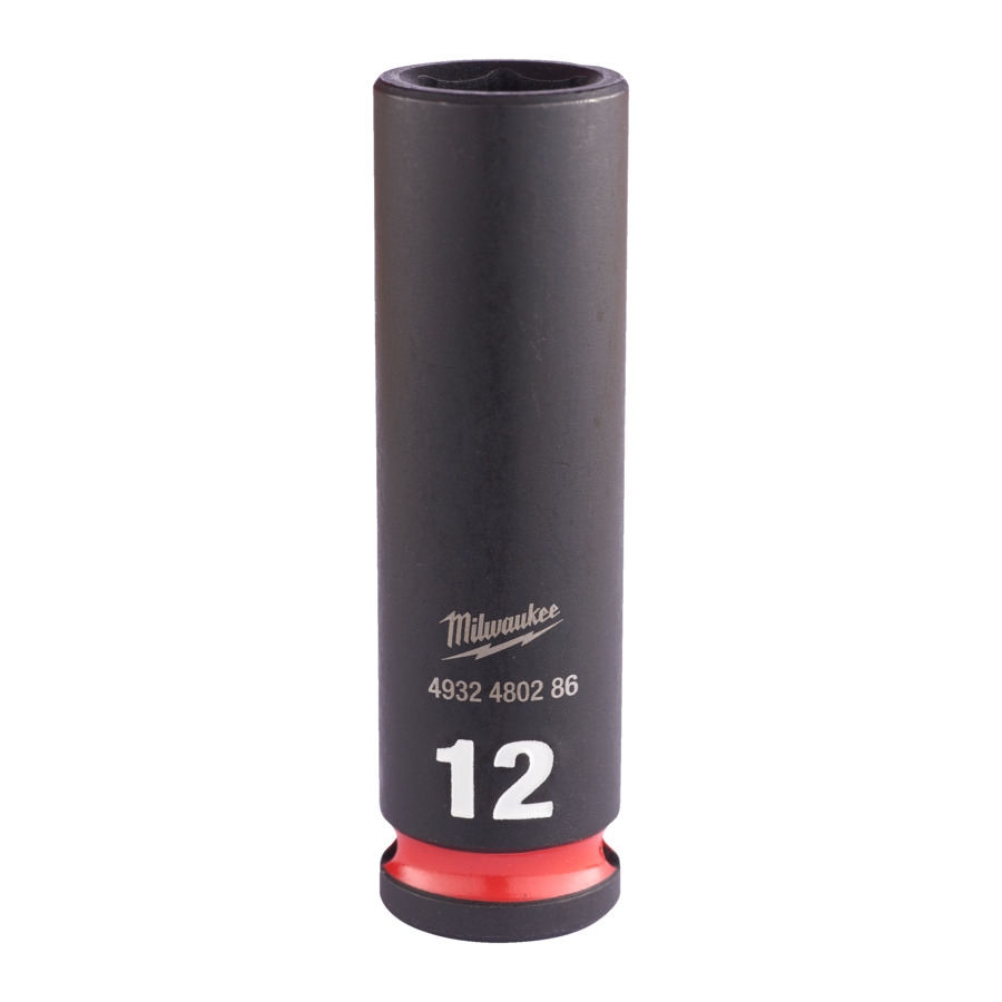 MILWAUKEE 12 x 65 mm SHOCKWAVE Schlagnuss 3/8" lang